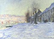 Claude Monet Lavacourt: Sunshine and Snow USA oil painting artist